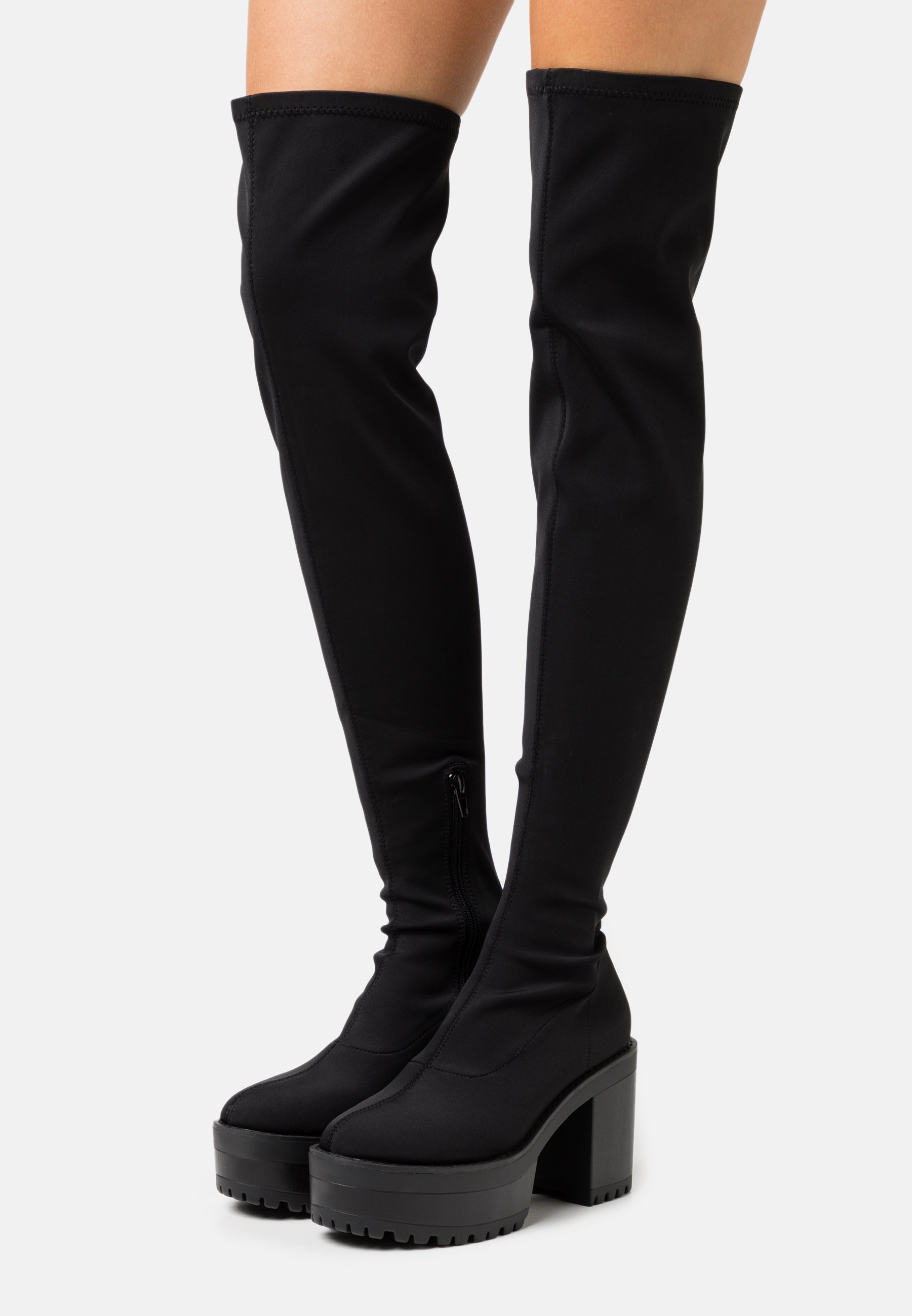 Even&Odd Laarzen met hoge hak black Zalando.nl Even&Odd Wide Fit Overknee laarzen black Zalando.nl