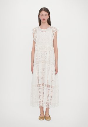 Sea DAHLIA EYELET MAXI DRESS - Maxi dress - pearl