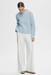 Selected Femme SLFSELMA  - Stickad tröja - cashmere blue