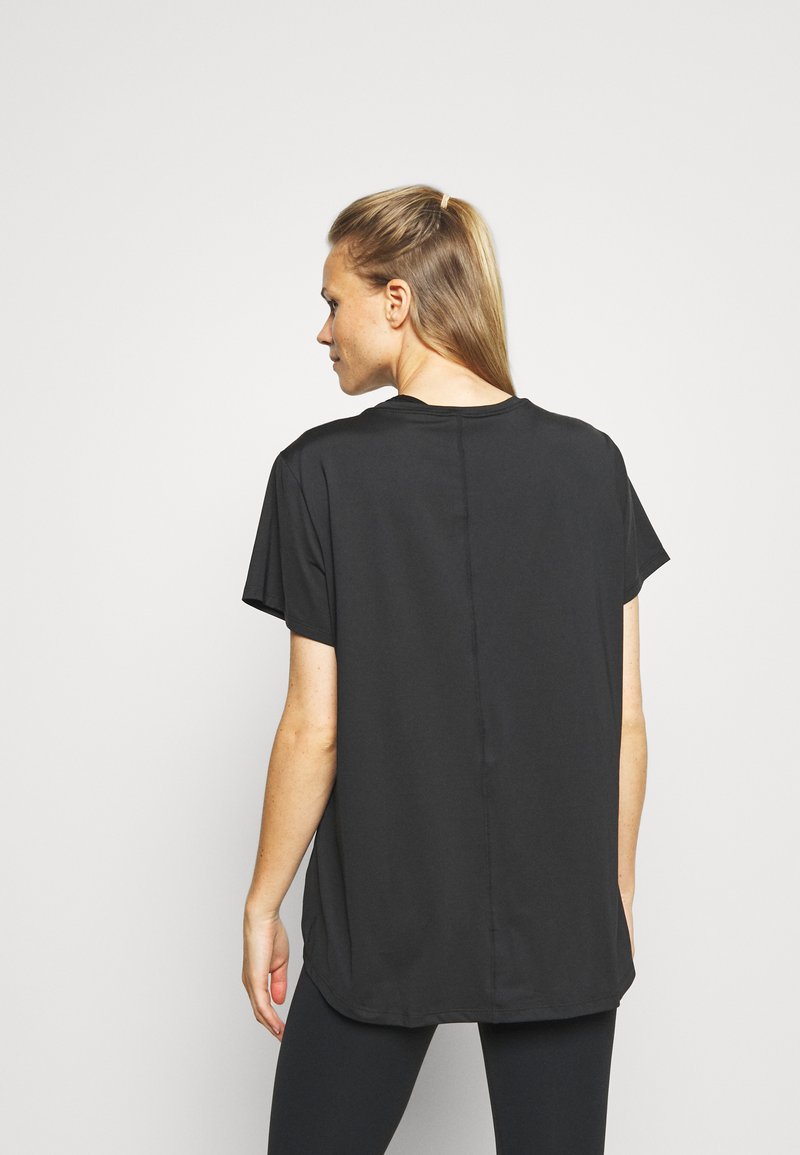 Damen Shirts | Nike Performance ONE SLIM Sport T-shirt black/white/schwarz - WZ75863 Damen Shirts | Nike Performance ONE SLIM Sport T-shirt black/white/schwarz - WZ75863