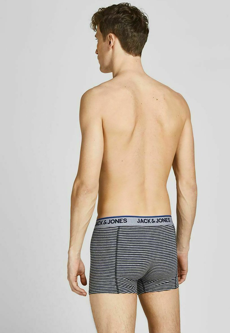 Herren Unterhosen | Jack & Jones 3ER-PACK Panties dark grey melange/blau - TY93609 Herren Unterhosen | Jack & Jones 3ER-PACK Panties dark grey melange/blau - TY93609