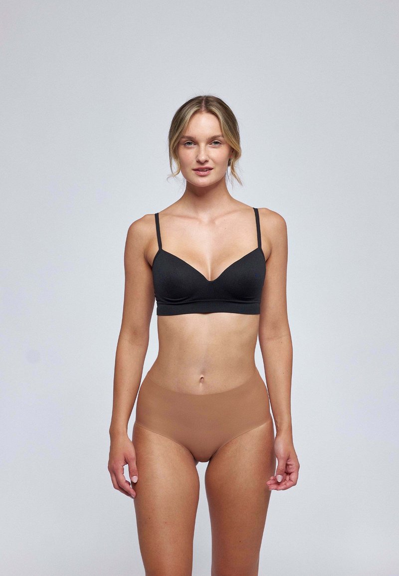 SNOCKS 3 PACK - Slip - hellbraun