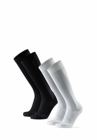 COMPRESSION 2-PACK - Kniestrümpfe - black/white