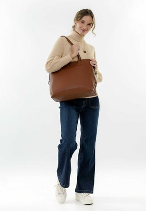 DEBBY - Bolso shopping - cognac