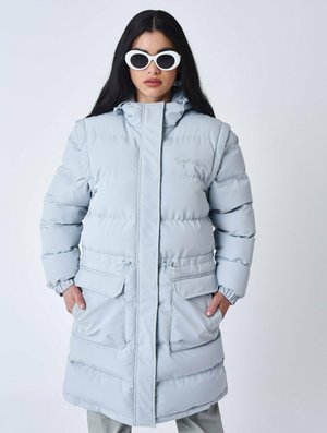 Project X Paris MATELASSÉ MANCHES AMOVIBLES - Manteau d'hiver - bleu glacier