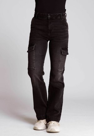 Bootcut jeans - black