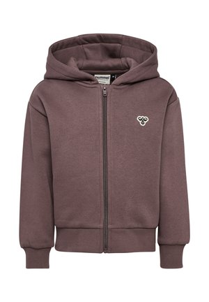 JR LOOSE HOODIE BEE - Zip-up sweatshirt - peppercorn