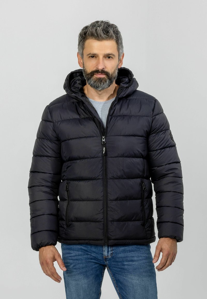 MINOTI HOODED PUFFER - Vinterjacka - black