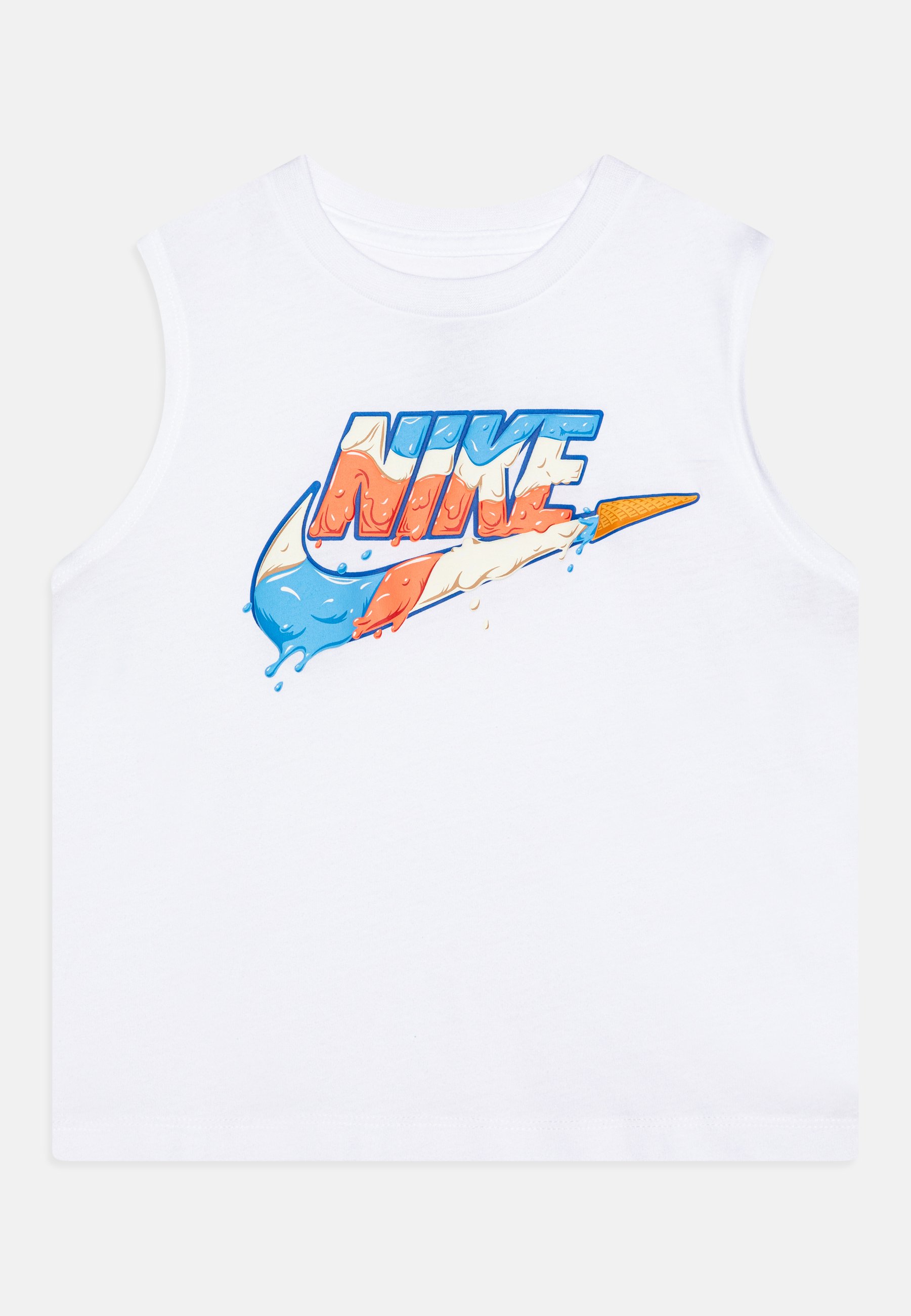 nike red white and blue tank top