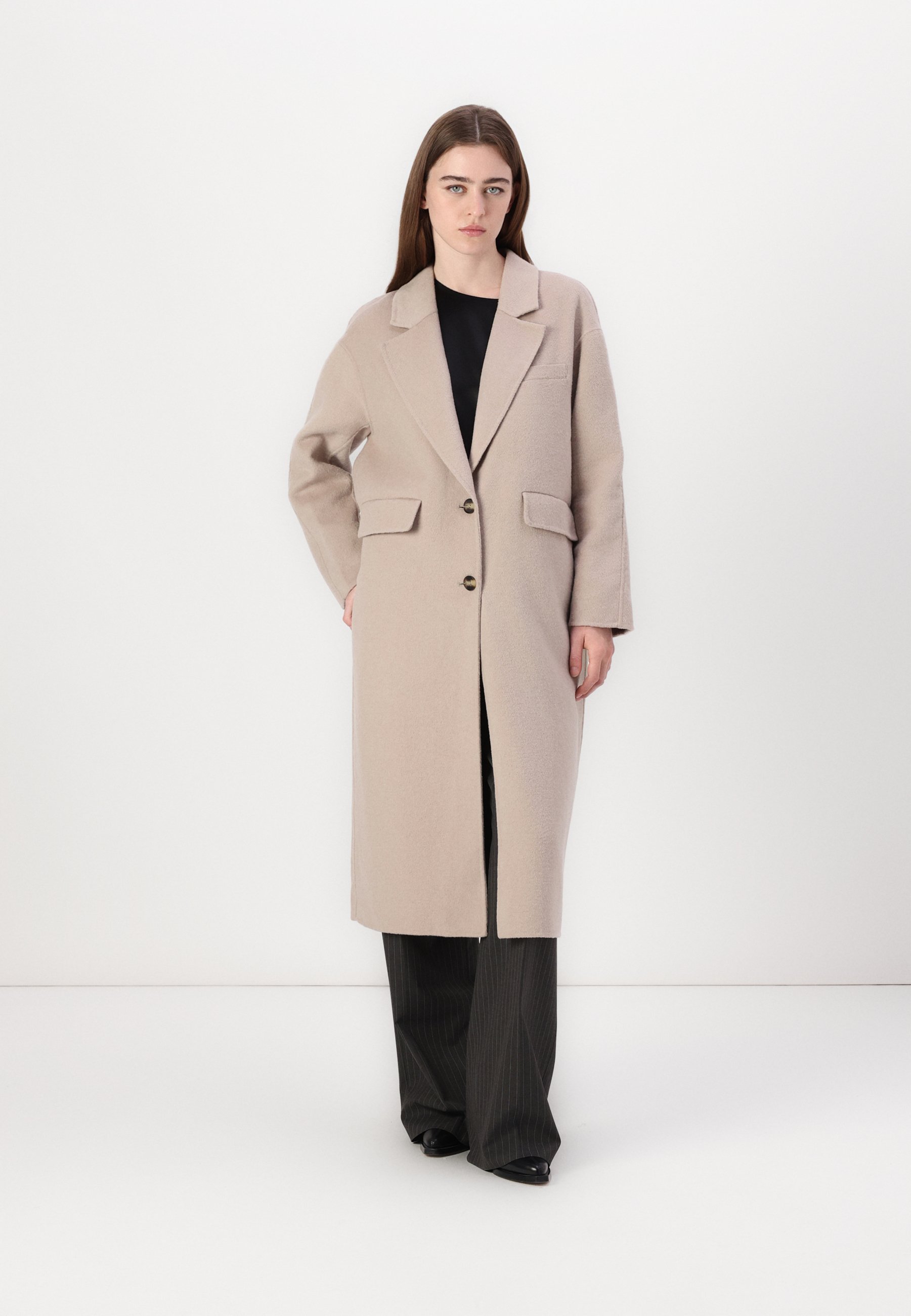American Vintage DADOULOVE - Classic coat - greige/beige - Zalando.ie