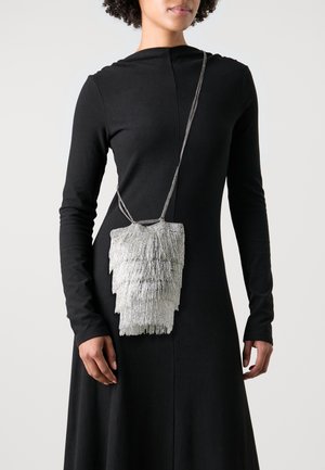 SHOULDER BAG COSMIC DUST S - Taka s pnm popruhem - silver-coloured