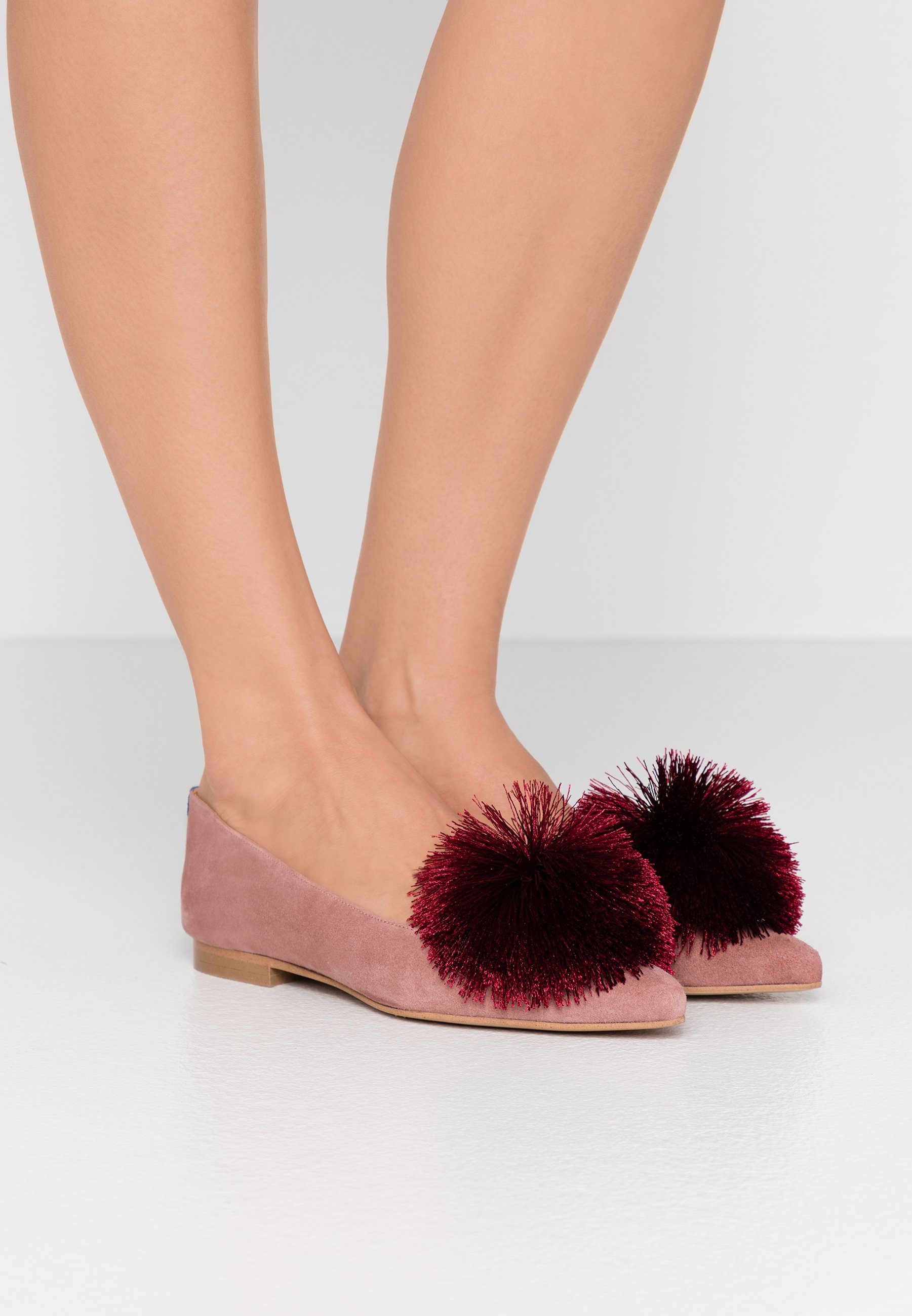 Chatelles CANDIDE POINTY - Slippers - vintage pink/bordeaux Chatelles CANDIDE POINTY - Slippers - vintage pink/bordeaux