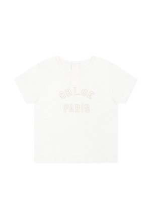 CHLOÉ T-shirt con stampa - white