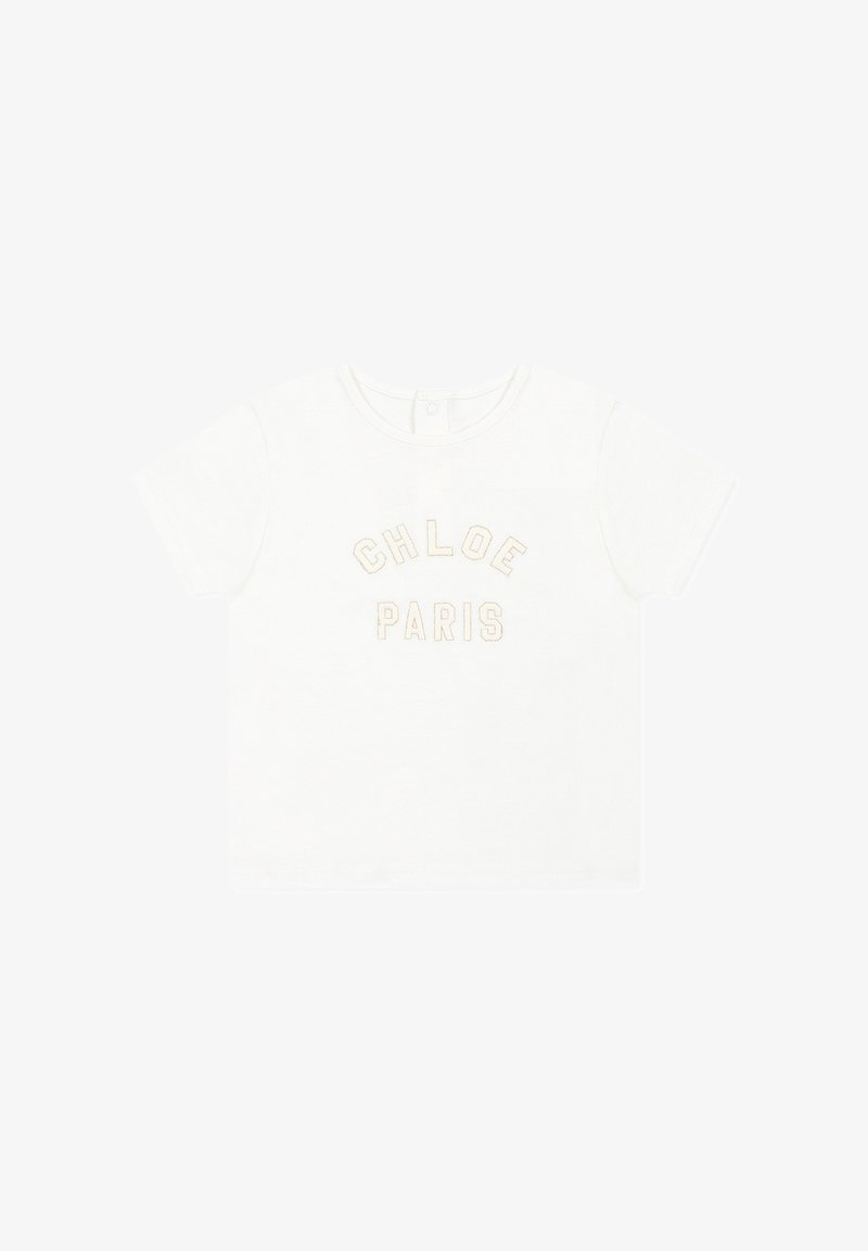 CHLOÉ T-shirt con stampa - white