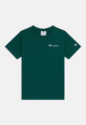 ICONS CONTRAST CREW NECK UNISEX - T-Shirt basic - dark green