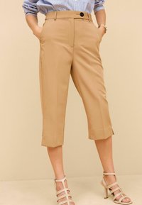 Next CROPPED TALL - REGULAR FIT - Šortai - camel