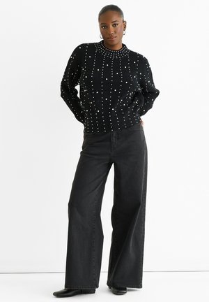 PEARL STUDDED - Jumper - schwarz