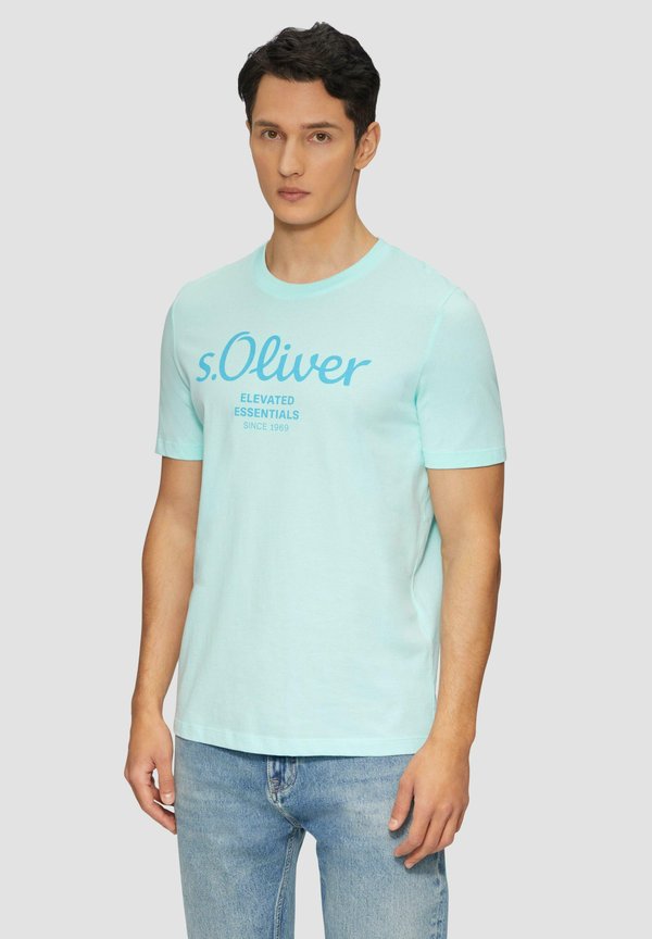 KURZARM - T-Shirt print - ozeangrün