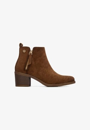 XTI, BOTIN DE MUJER CON TACÓN - Botines bajos - camel