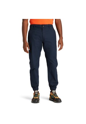 Broek - mottled dark blue