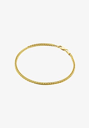 Kuldne käevõru, millel on keerduv disain, turvaline kinniti, sile tekstuur ja punutud muster, mis näitab peegeldavaid omadusi.