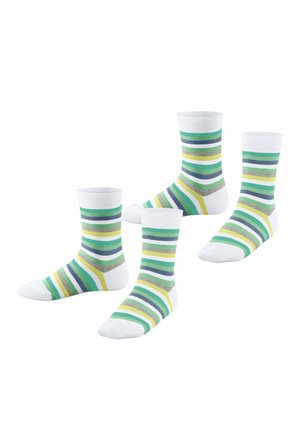 PLAYFUL STRIPE 2-PACK  - Socken - white