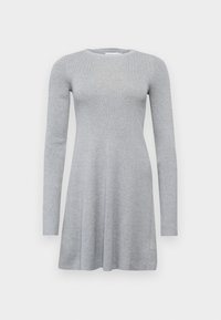 CK INTARSIA  - Robe pull - grey heather