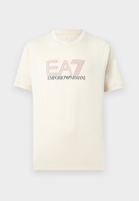 EA7 Emporio Armani TRAIN VISIBILITY TEE - Μπλουζάκι με στάμπα - fog