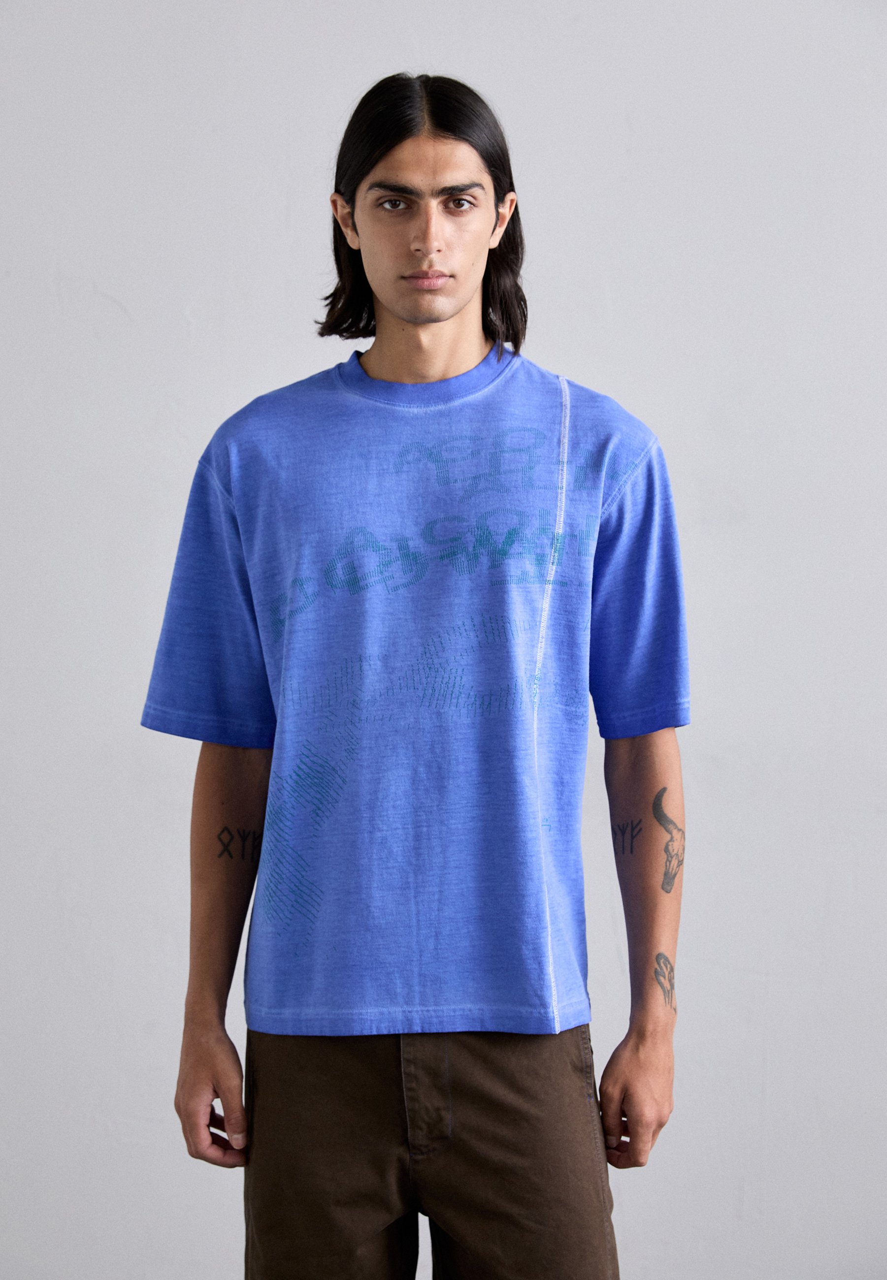 A-COLD-WALL* ANNEX - Print T-shirt - blue volt/blue
