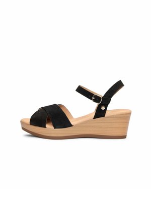 MiMao, MAR - Sandalias de cuña - black