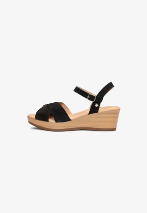 MiMao, MAR - Sandalias de cuña - black