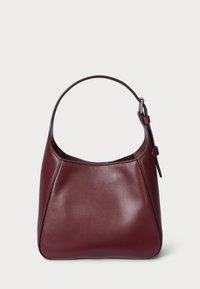 Lauren Ralph Lauren LEATHER SMALL TANNER SHOULDER BAG - Kézitáska - dark garnet