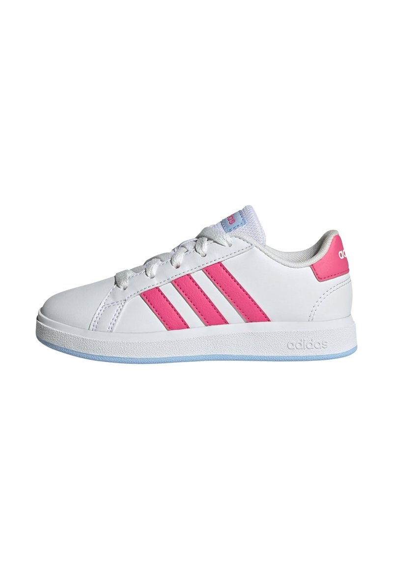 adidas Sportswear GRAND COURT 2 0 - Tréningová obuv - cloud white pulse magenta glow blue