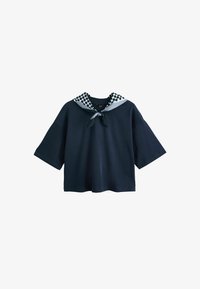 Sélectionné, navy polka dot