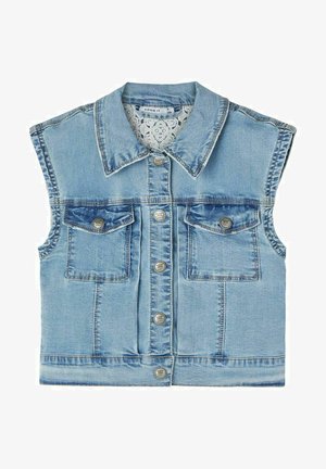 Waistcoat - light blue denim