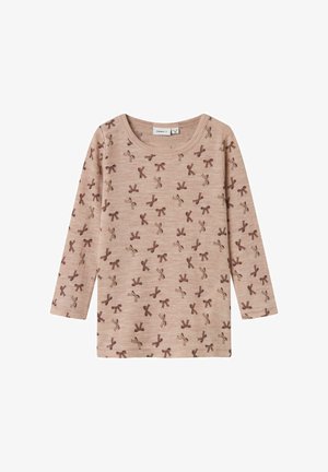 Name it Tops ar garām piedurknēm - shadow gray