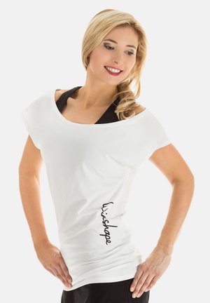 Print T-shirt - white