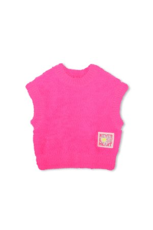 Billieblush, PULL SANS MANCHES - T-shirt imprimé - storm pink