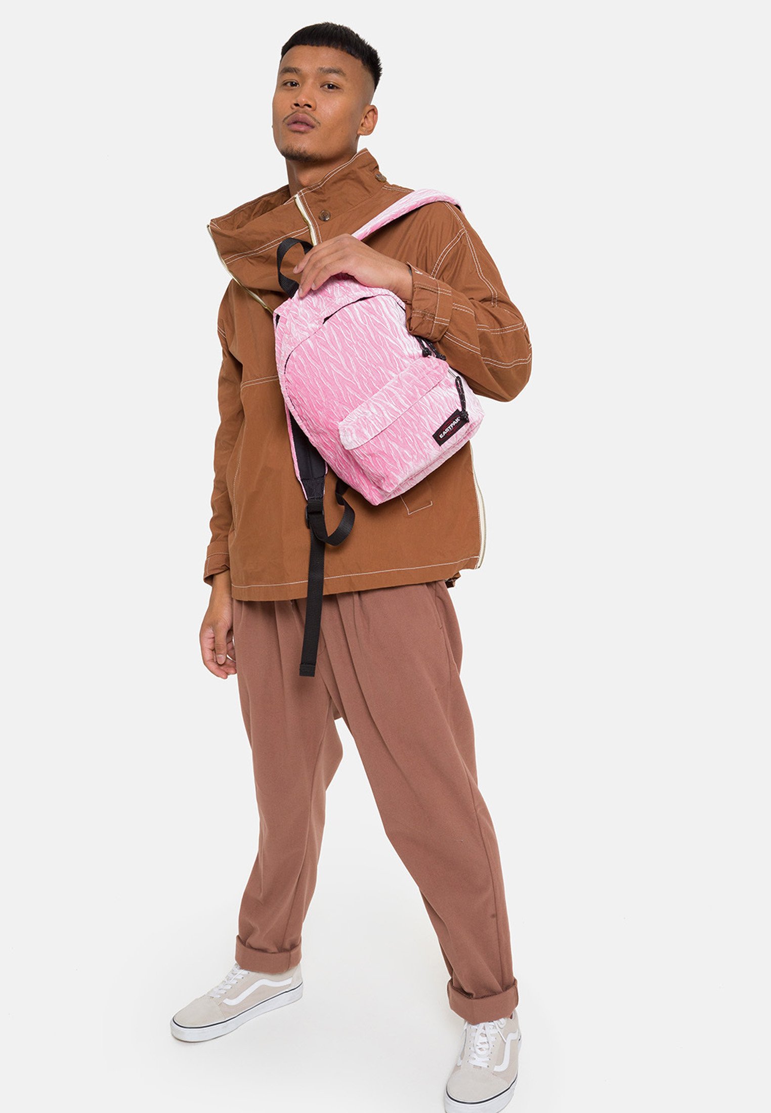 JCREW xEastpak Orbit Backpack in Pink Velvet NWT Eastpak Orbit Backpack - pink (velvet pink) main image 2