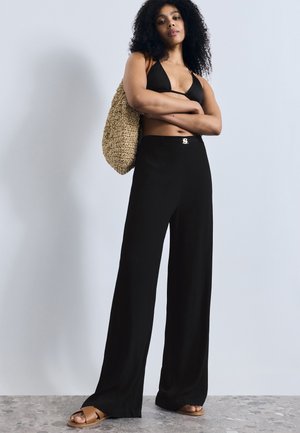 BOSS DOUBLE PANTS - Accesoriu plajă - black