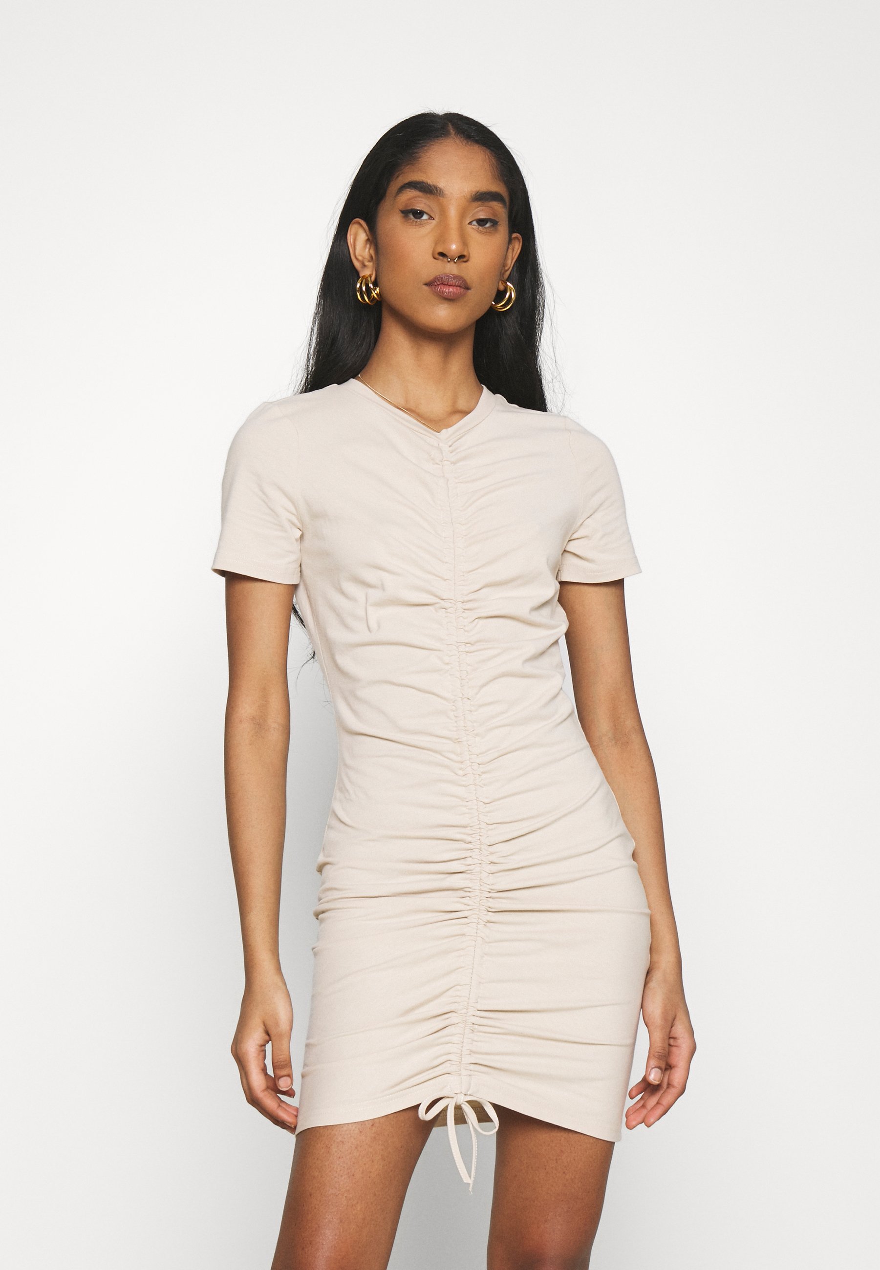 Glamorous CARE RUCHED MINI DRESSES WITH 