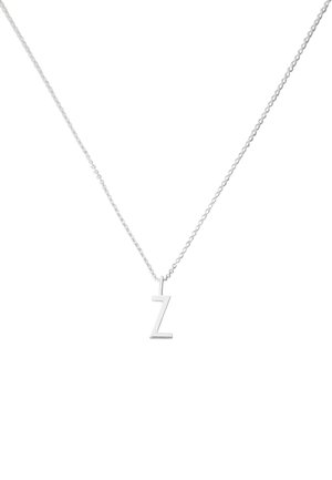 Design Letters HALSKETTE MIT KLEIN INITIAL CHARM SILBER (A-Z) - Halskette - silver coloured