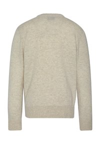 Schott PULL COL ROND - Maglione - blanc chiné