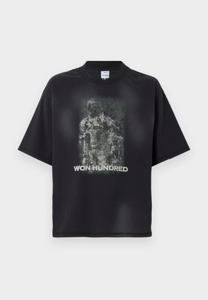 HOUSTON ASTRO - T-shirt imprimé - washed black