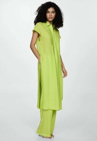 Mango Abito a camicia - green