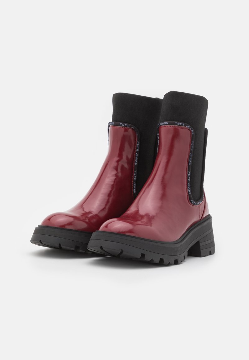 Pepe Jeans SODA CHELSEA - con plataforma - currant/burdeos - Zalando.es