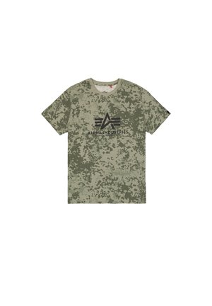 Alpha Industries, CAMO - T-shirt con stampa - m48 forest camo