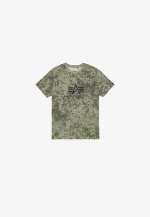 Alpha Industries, CAMO - T-shirt con stampa - m48 forest camo