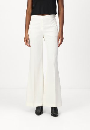 BOSS TALIA LONG - Auduma bikses - open white