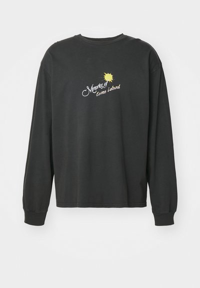 Carne Bollente CUM TO ISLAND UNISEX - Top dugih rukava - washed black